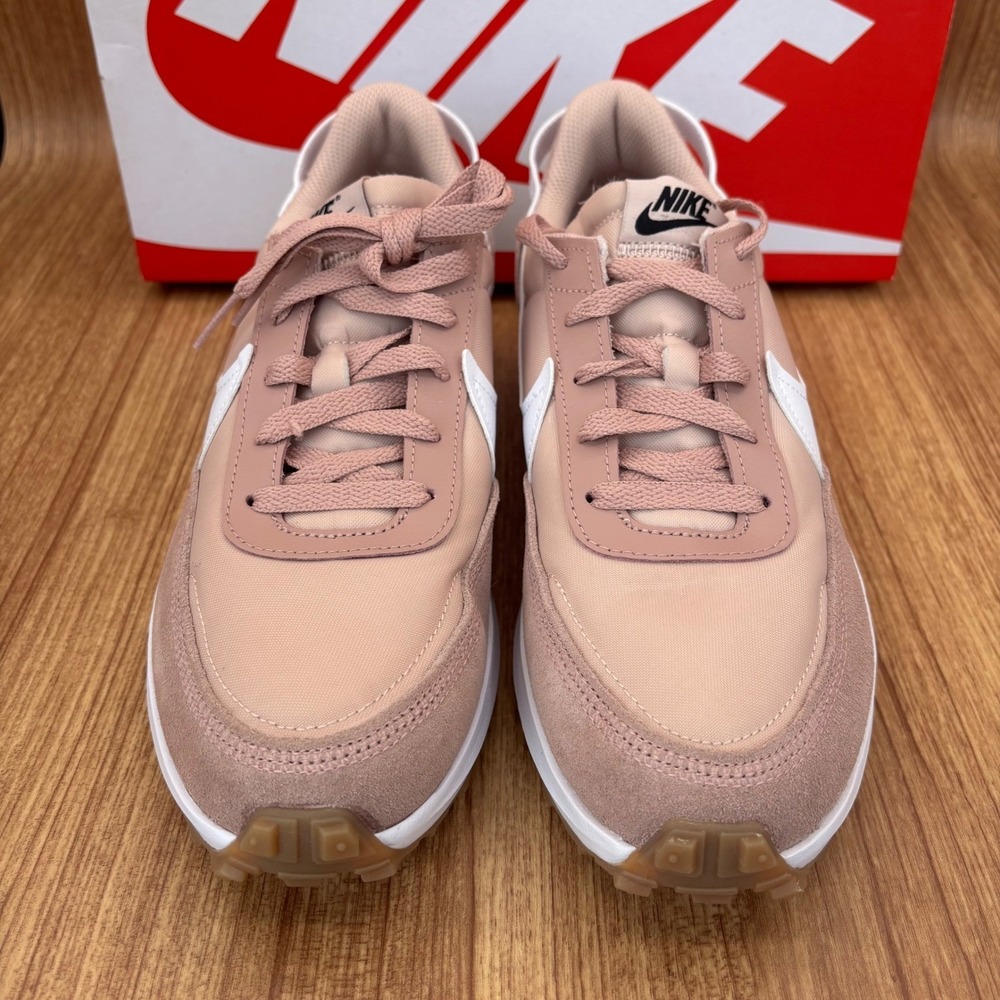 Nike Waffle Debut Womens 9 Particle Beige White DH9523-201 Retro Sneakers NEW - Picture 3 of 7